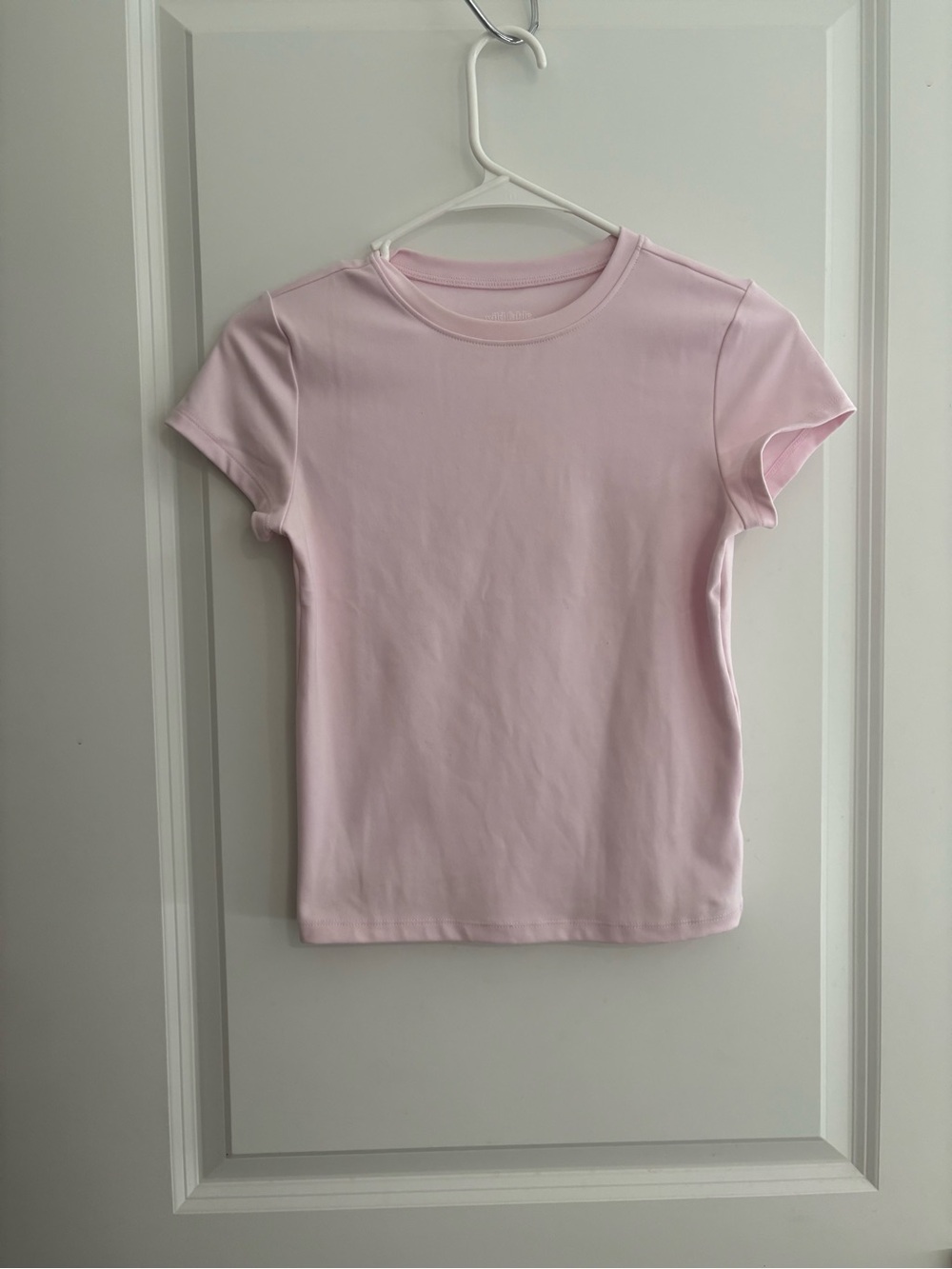 LIKE SKIMS WILD FABLE Short Sleeve Tee - Light Pink